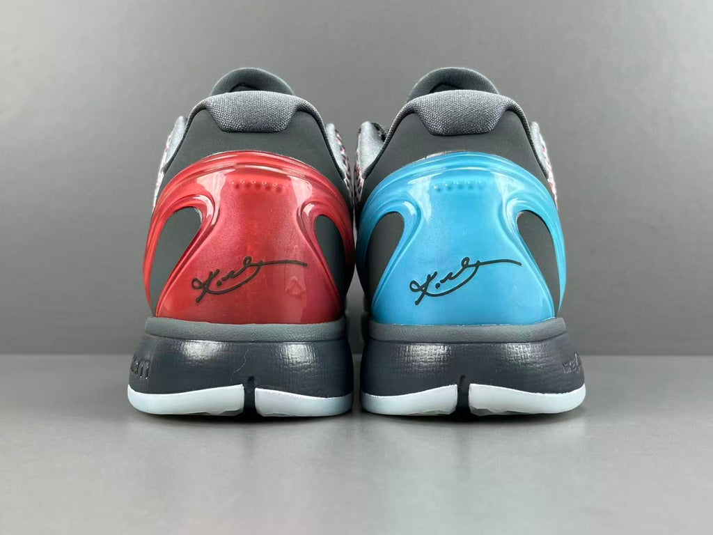 Grey Multi-Color Basketball Shoes | Lightweight Performance Court Sneakers
