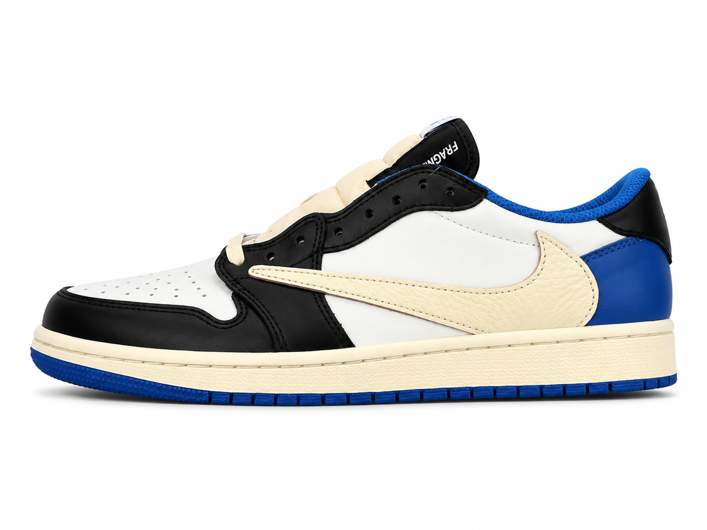 Vintage Low Top Leather Sneakers Blue White Casual Street Shoes
