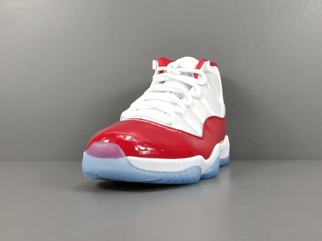Premium Red White High-Top Basketball Shoes