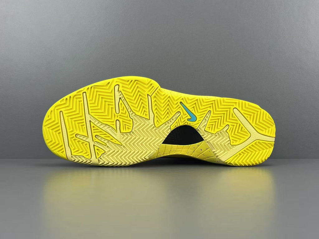 Classic Yellow Low-Top Basketball Shoes | Lightweight Court Sneakers