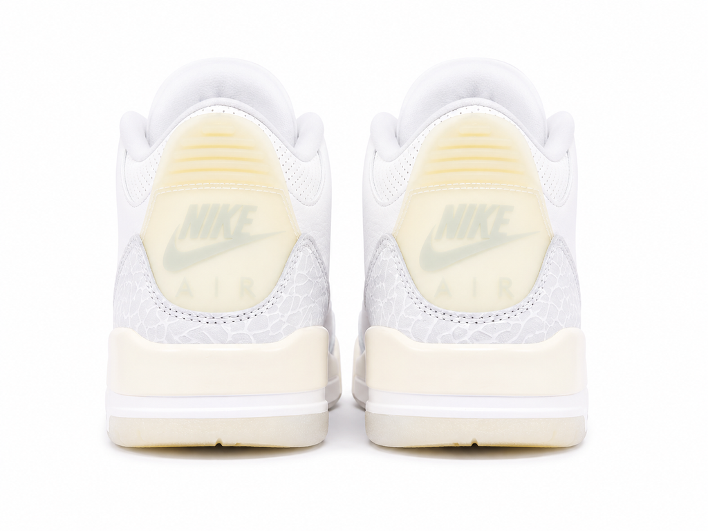 Premium White Leather Basketball Sneakers