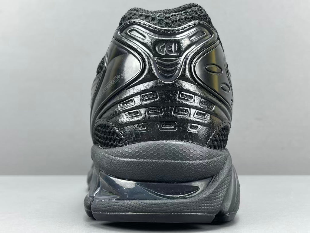 Black Mesh Running Sneakers | Lightweight Cushion Athletic Shoes
