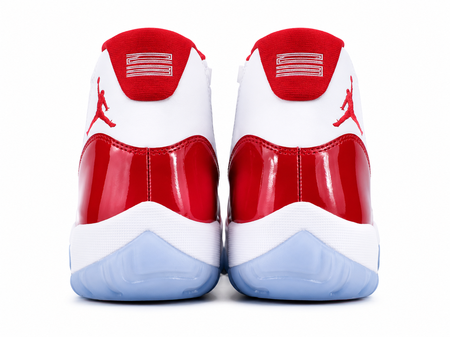 Premium Red White High-Top Basketball Shoes