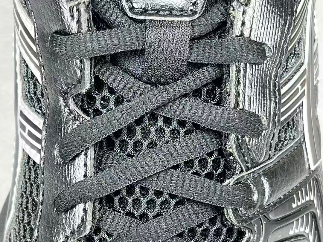 Black Mesh Running Sneakers | Lightweight Cushion Athletic Shoes