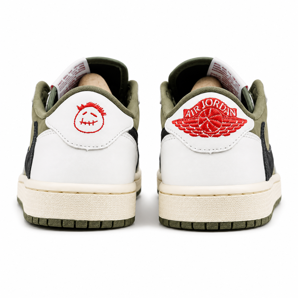 Vintage Olive Low-Top Casual Sneakers – Comfortable Everyday Streetwear Shoes