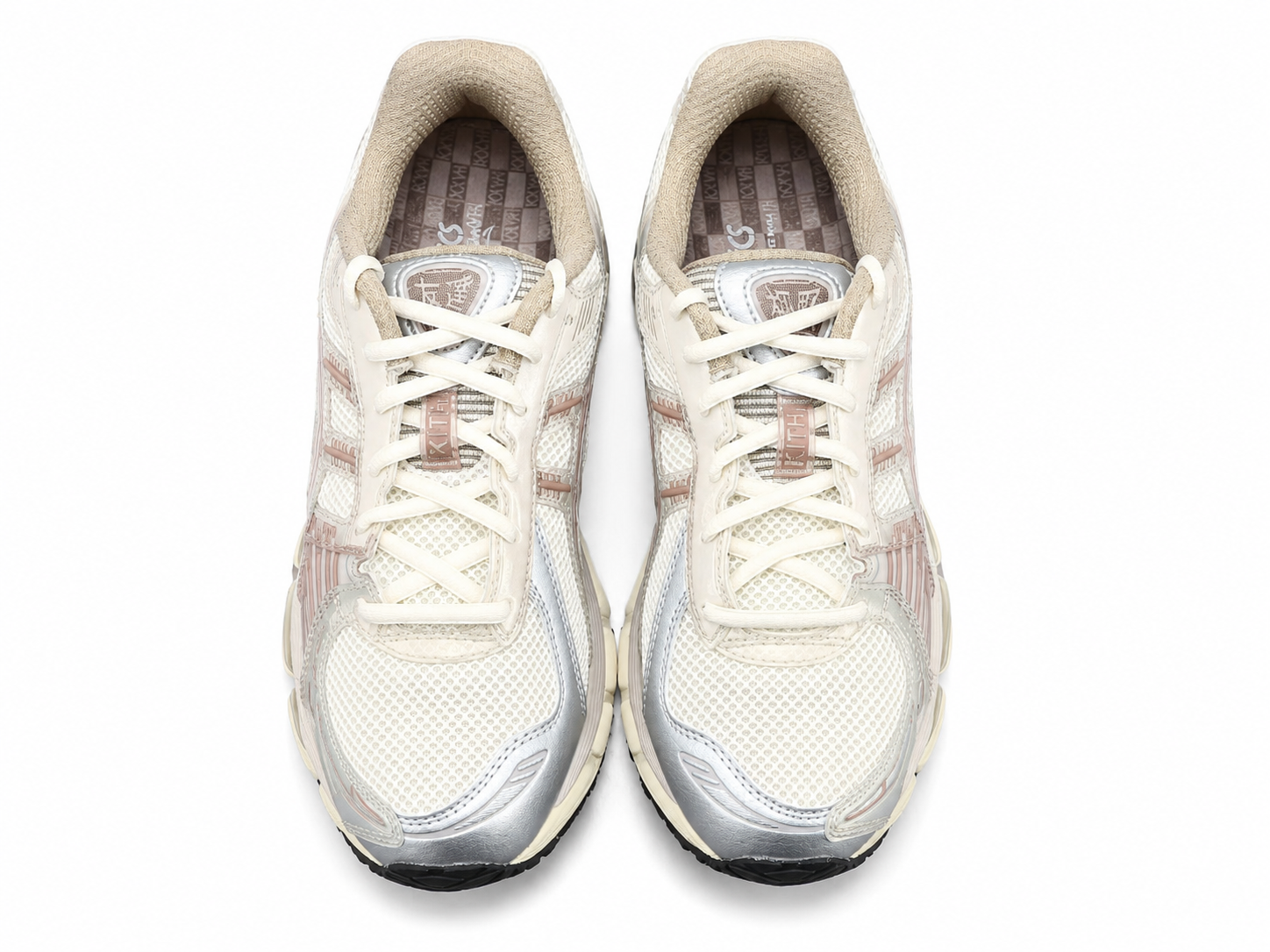 Retro Mesh Running Shoes – Cream Beige Edition