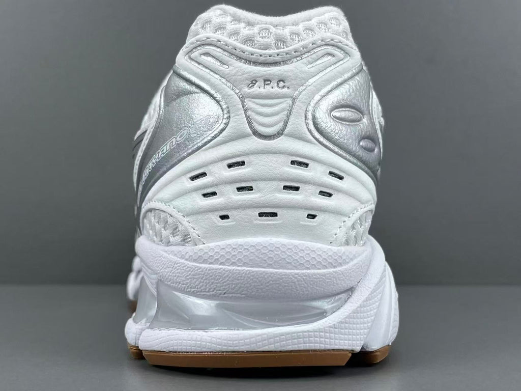 White Silver Running Shoes | Breathable Athletic Sneakers