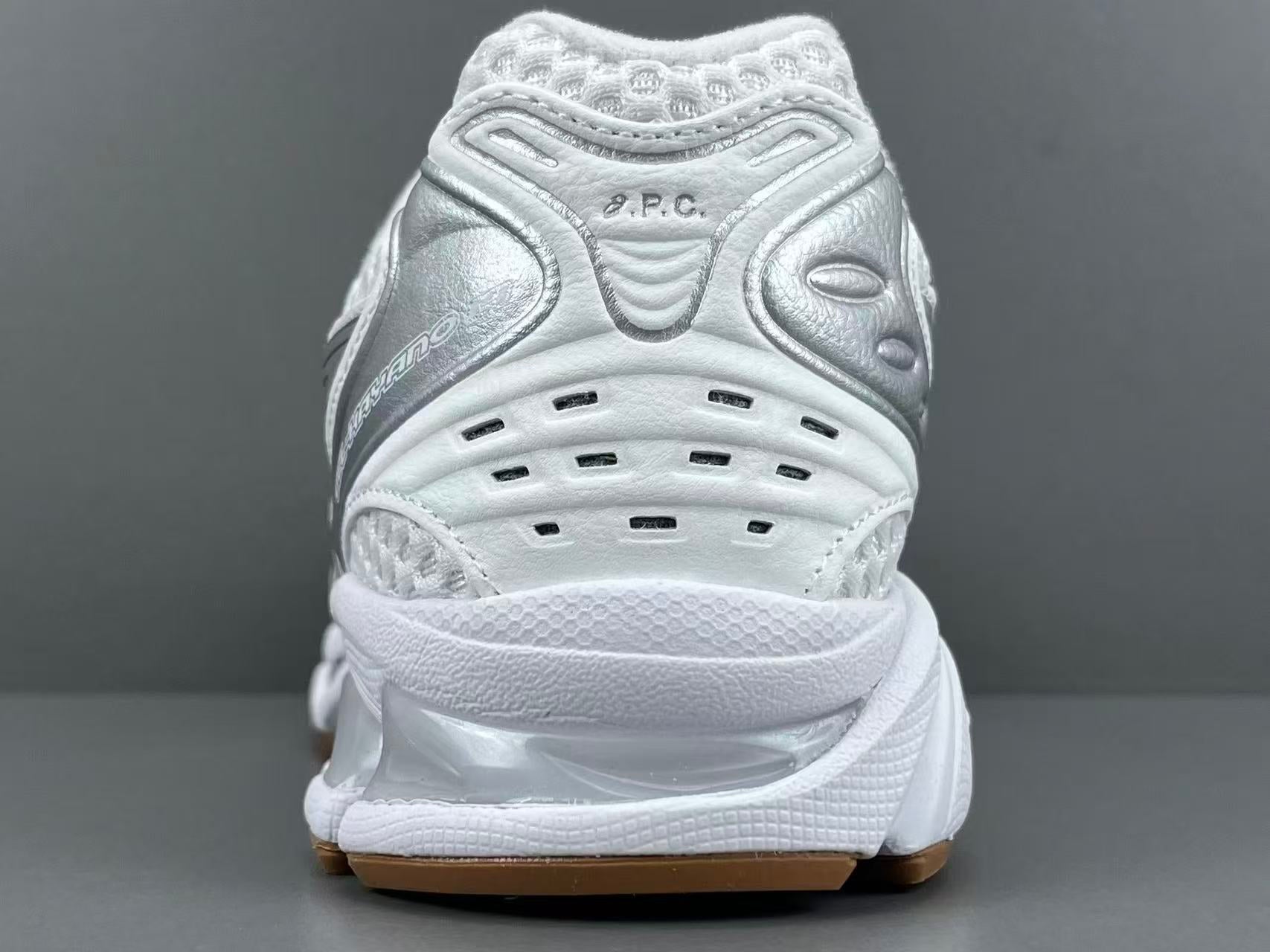White Silver Running Shoes | Breathable Athletic Sneakers
