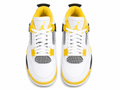 Retro Basketball Sneakers – White Yellow Colorway