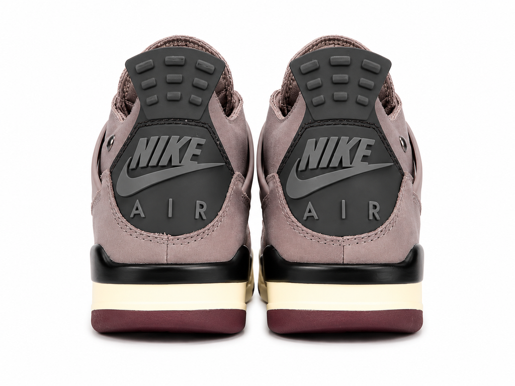 Dusty Mauve Basketball Sneakers | Premium Suede Sports Shoes