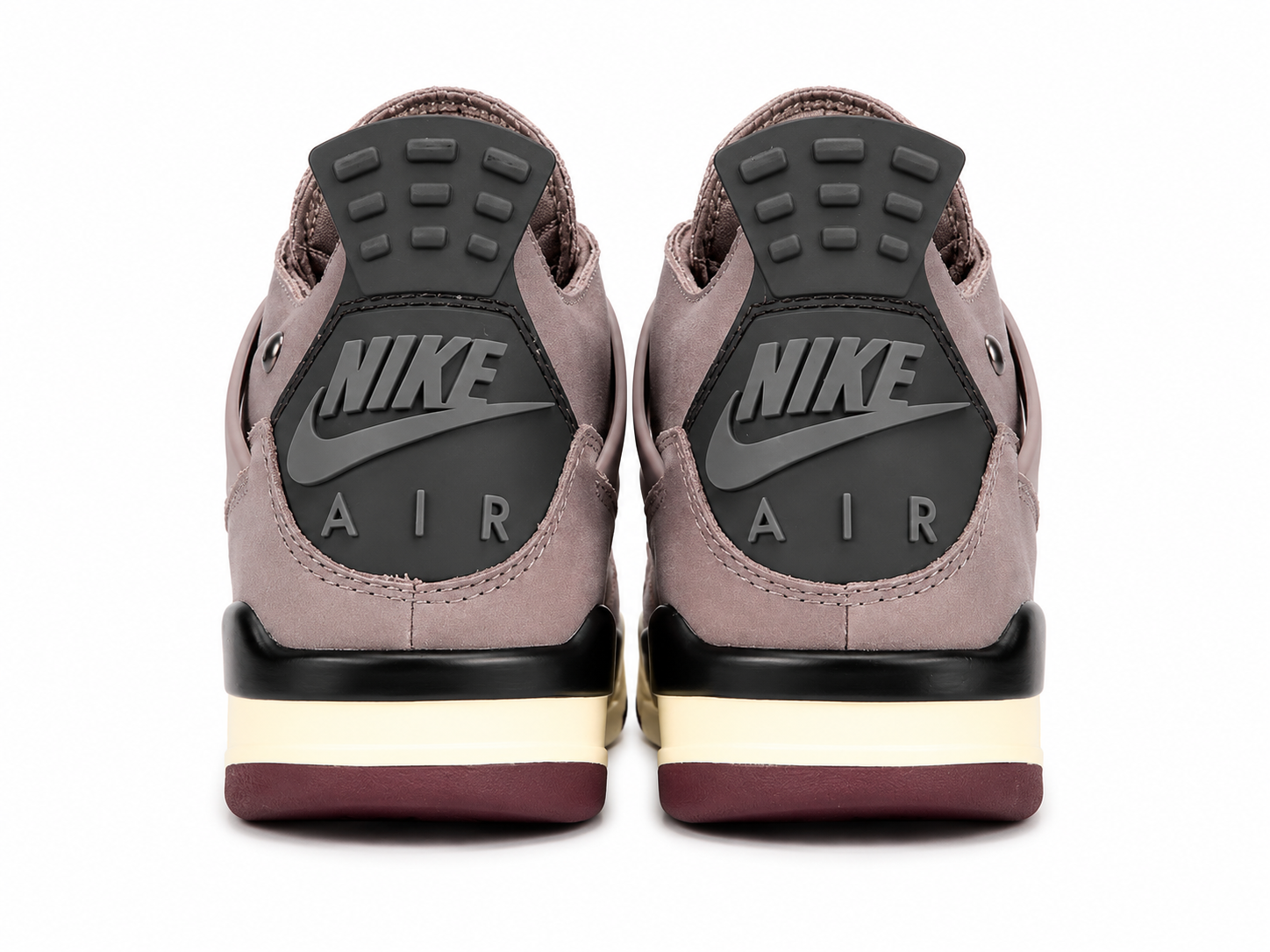 Dusty Mauve Basketball Sneakers | Premium Suede Sports Shoes