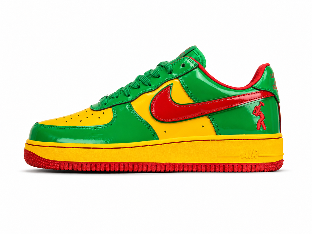 Colorful Patent Leather Low Top Sneakers