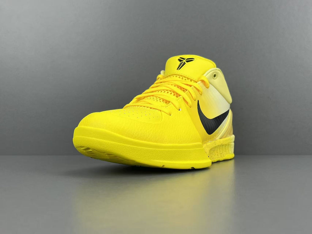 Classic Yellow Low-Top Basketball Shoes | Lightweight Court Sneakers