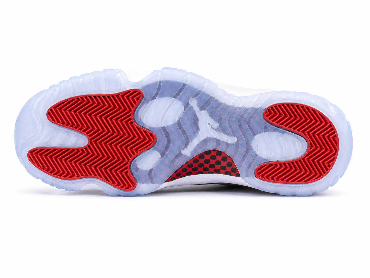 Premium Red White High-Top Basketball Shoes