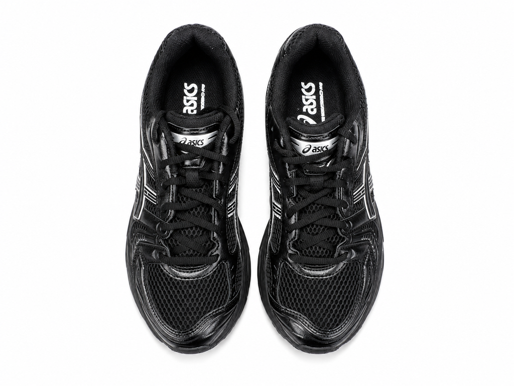 Black Mesh Running Sneakers | Lightweight Cushion Athletic Shoes