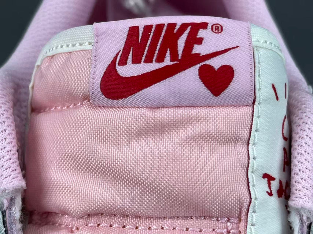 Vintage Pink Low-Top Casual Sneakers