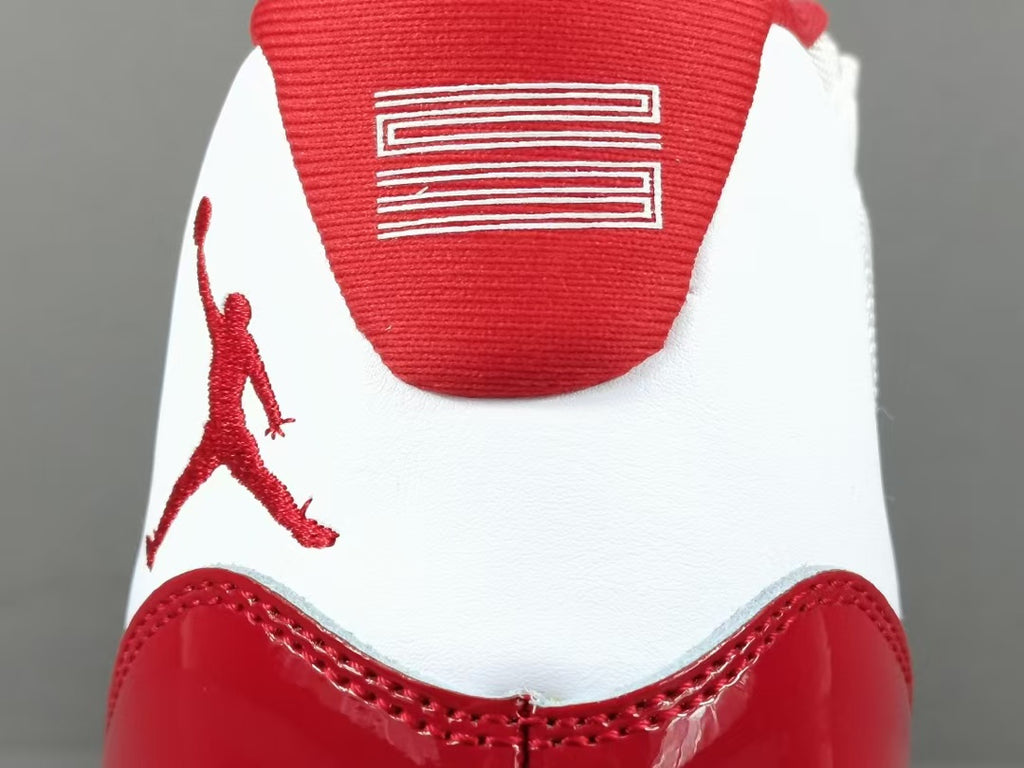 Premium Red White High-Top Basketball Shoes