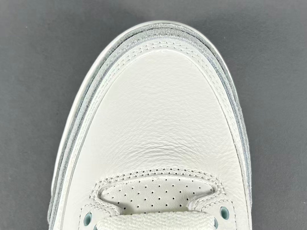Premium White Leather Basketball Sneakers