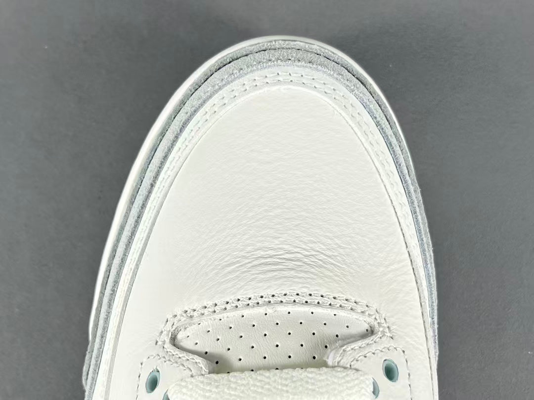 Premium White Leather Basketball Sneakers