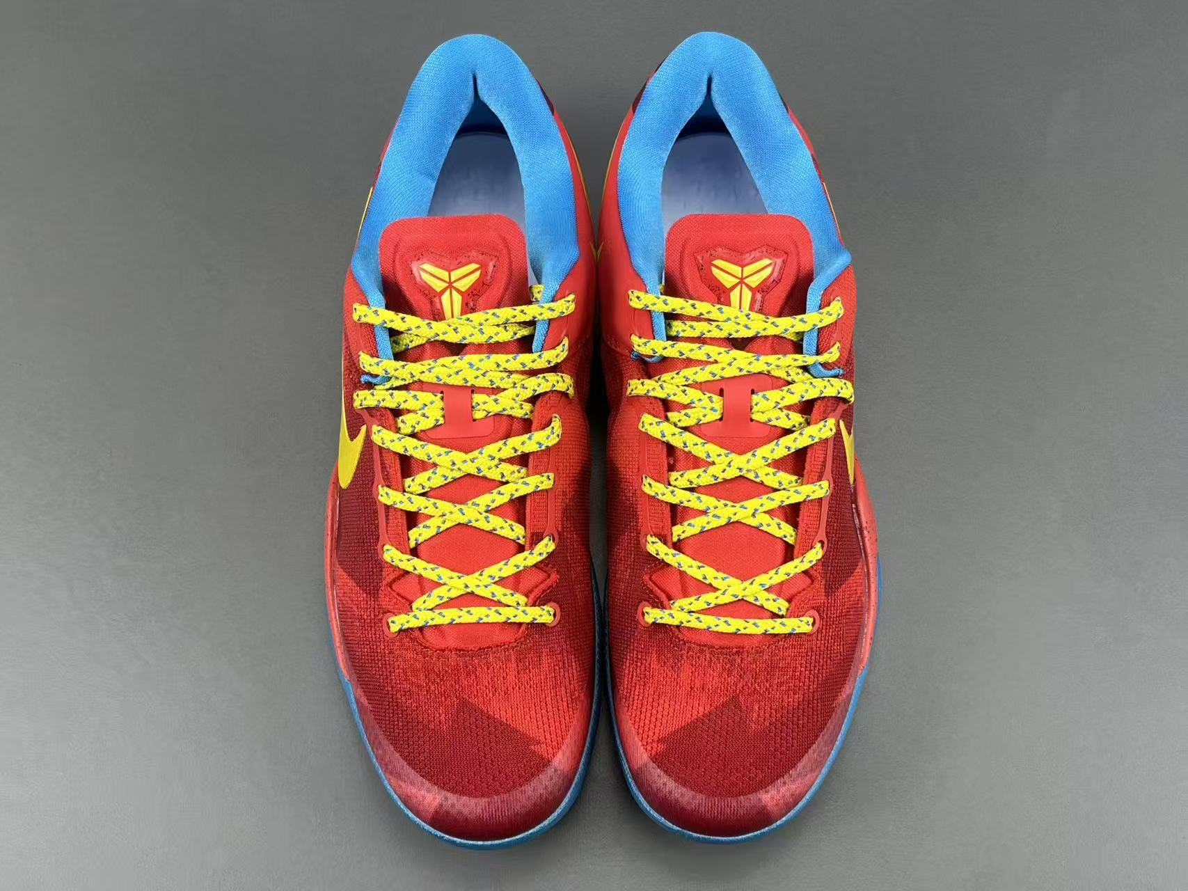 Professional Low-Top Basketball Shoes – Red Blue Colorway