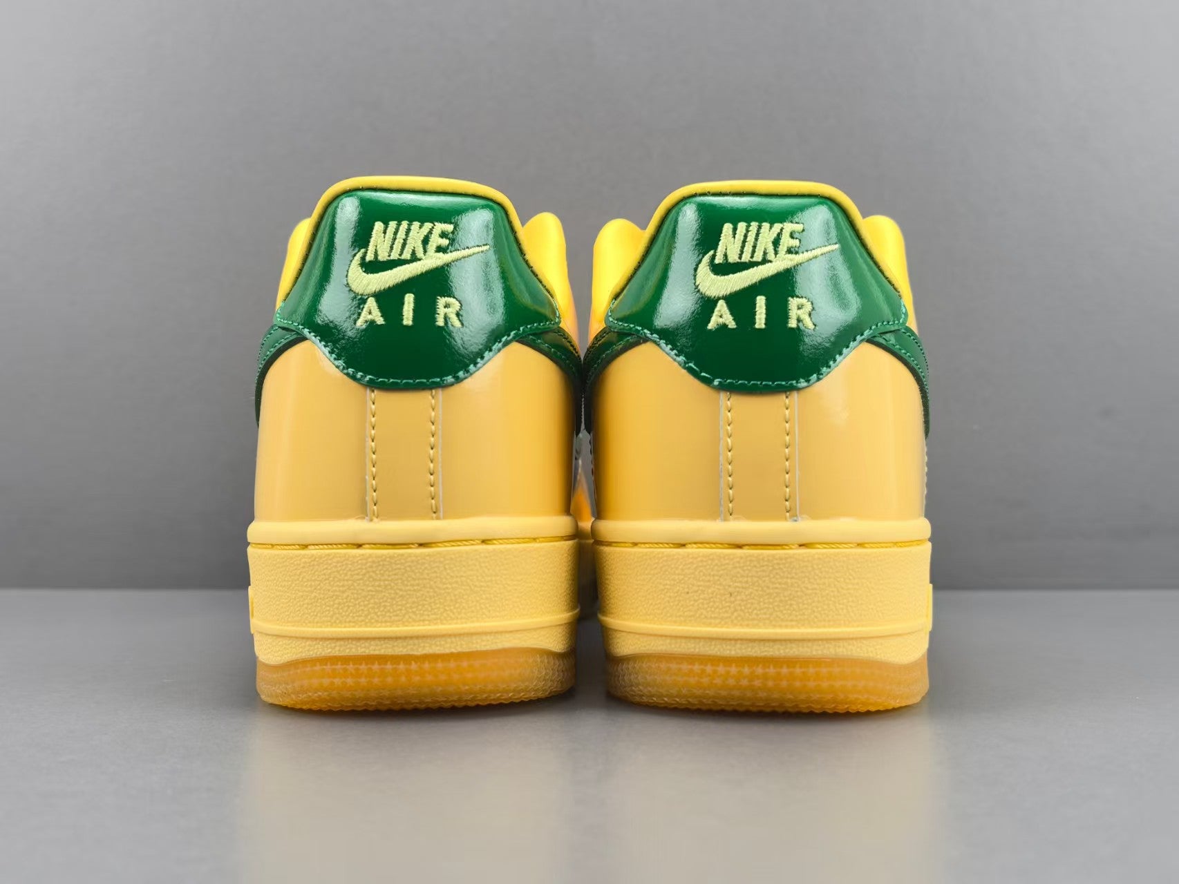 Fashion Low Top Casual Sneakers | Glossy Yellow Green Edition