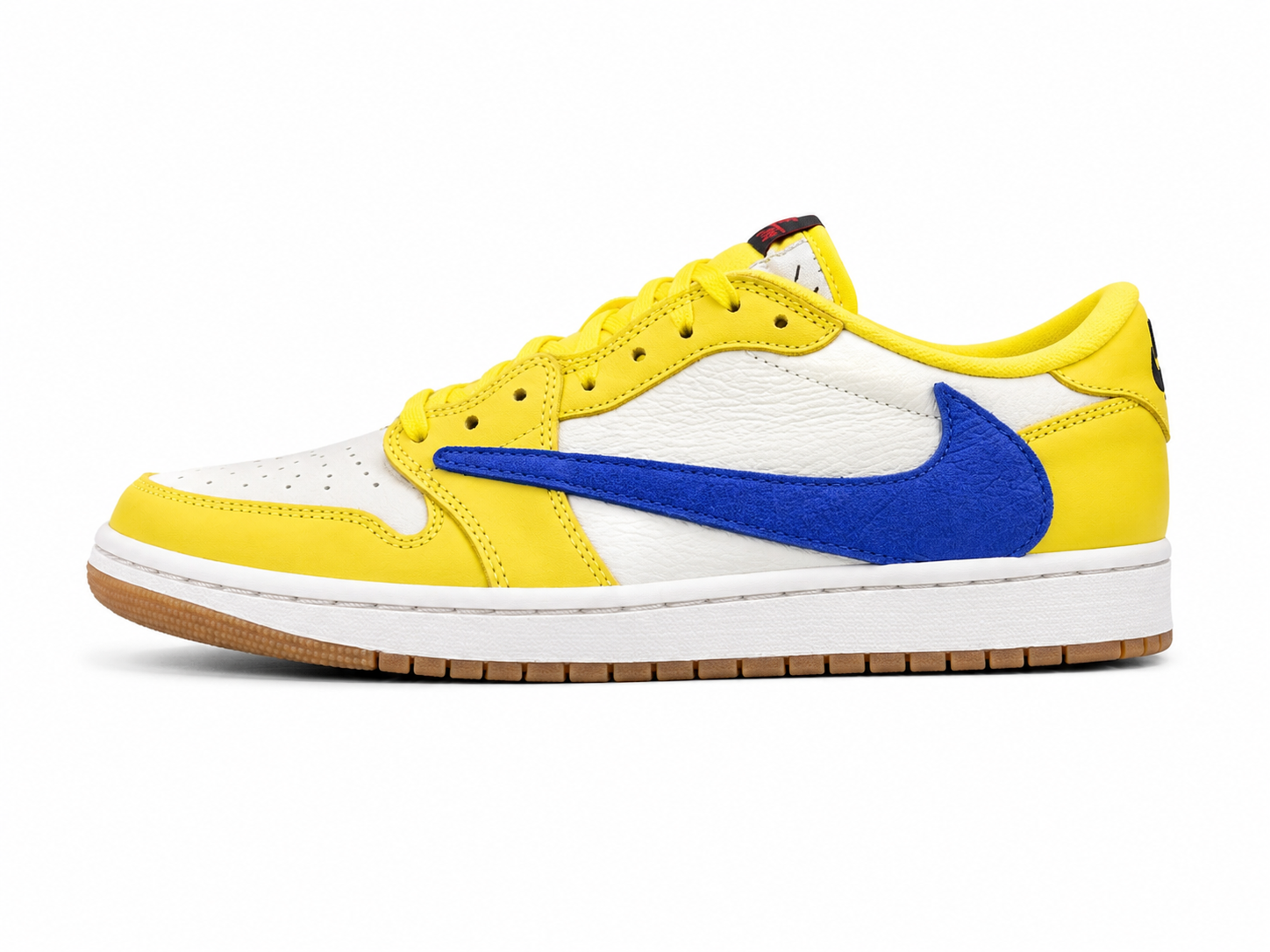 Yellow & Blue Low Top Sneakers | Premium Casual Sports Shoes