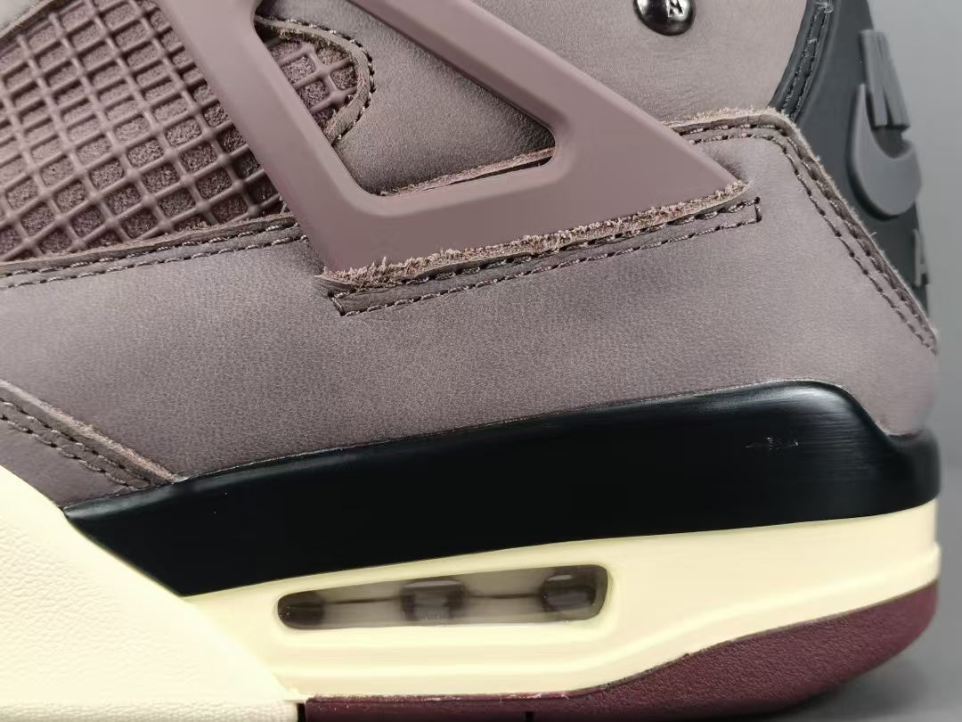 Dusty Mauve Basketball Sneakers | Premium Suede Sports Shoes