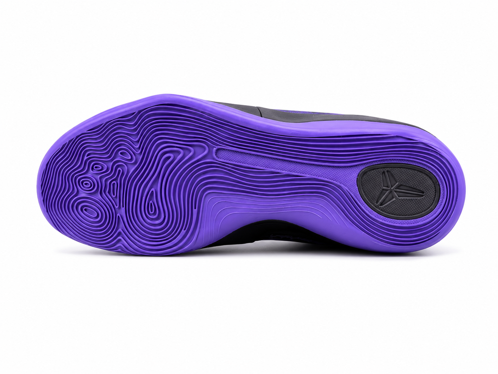 Purple Black Basketball Shoes | Lightweight Performance Court Sneakers