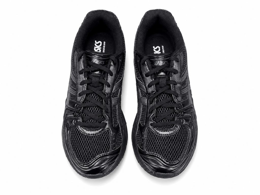 Black Mesh Running Sneakers | Lightweight Cushion Athletic Shoes