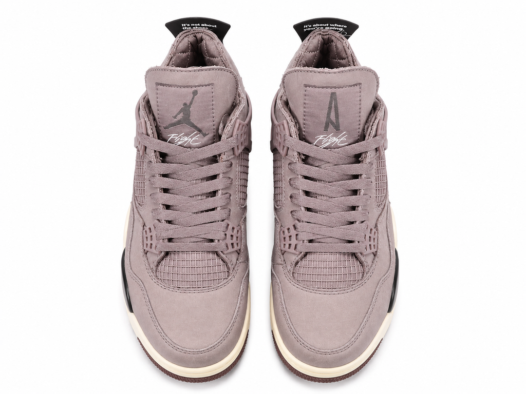 Dusty Mauve Basketball Sneakers | Premium Suede Sports Shoes