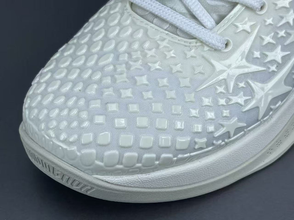 White Textured Basketball Shoes | Lightweight Performance Court Sneakers
