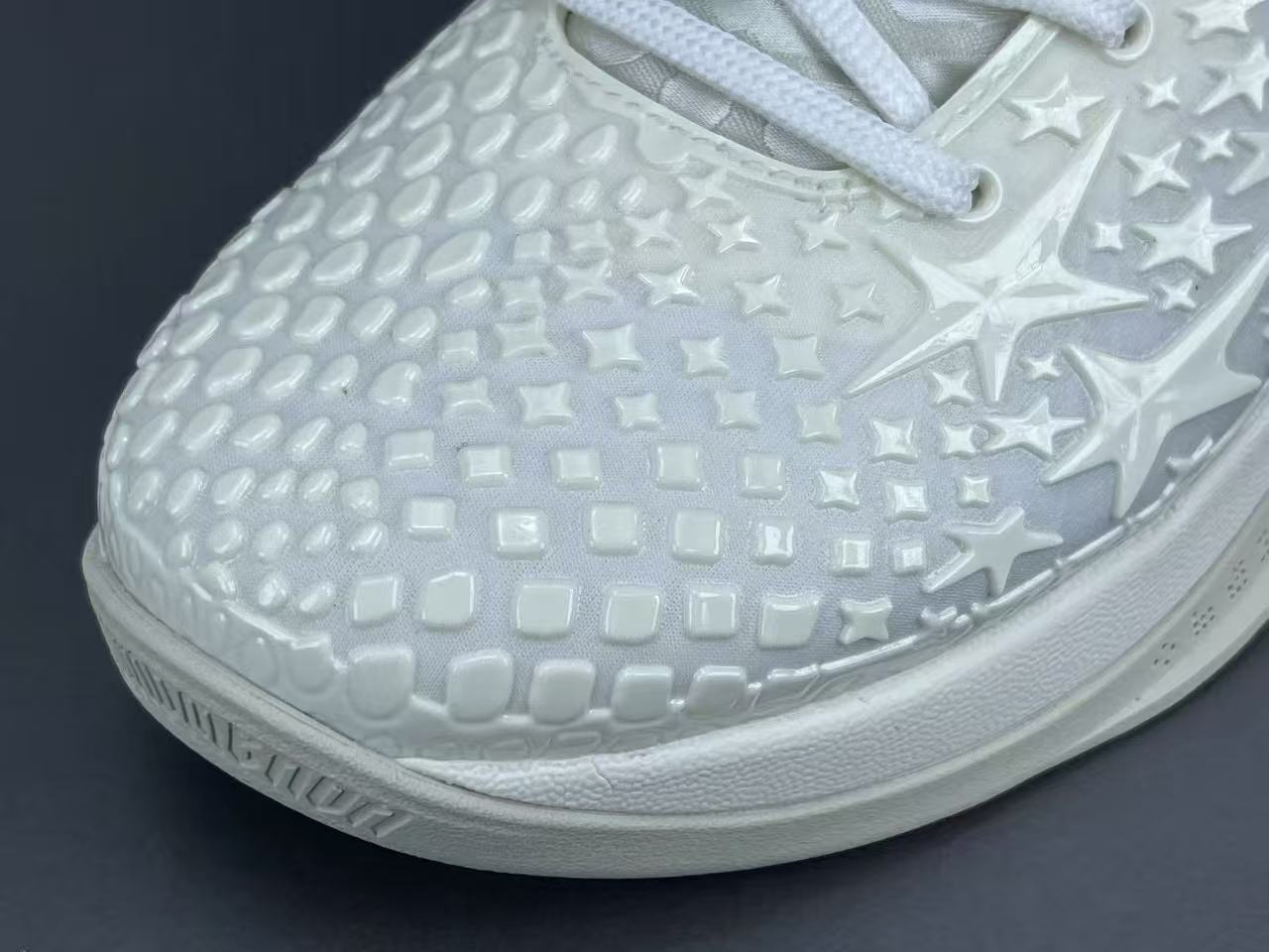 White Textured Basketball Shoes | Lightweight Performance Court Sneakers
