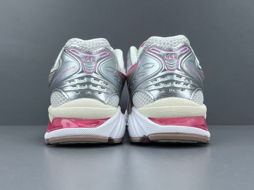 Women's Silver Pink Mesh Running Sneakers | Lightweight Cushion Sports Shoes