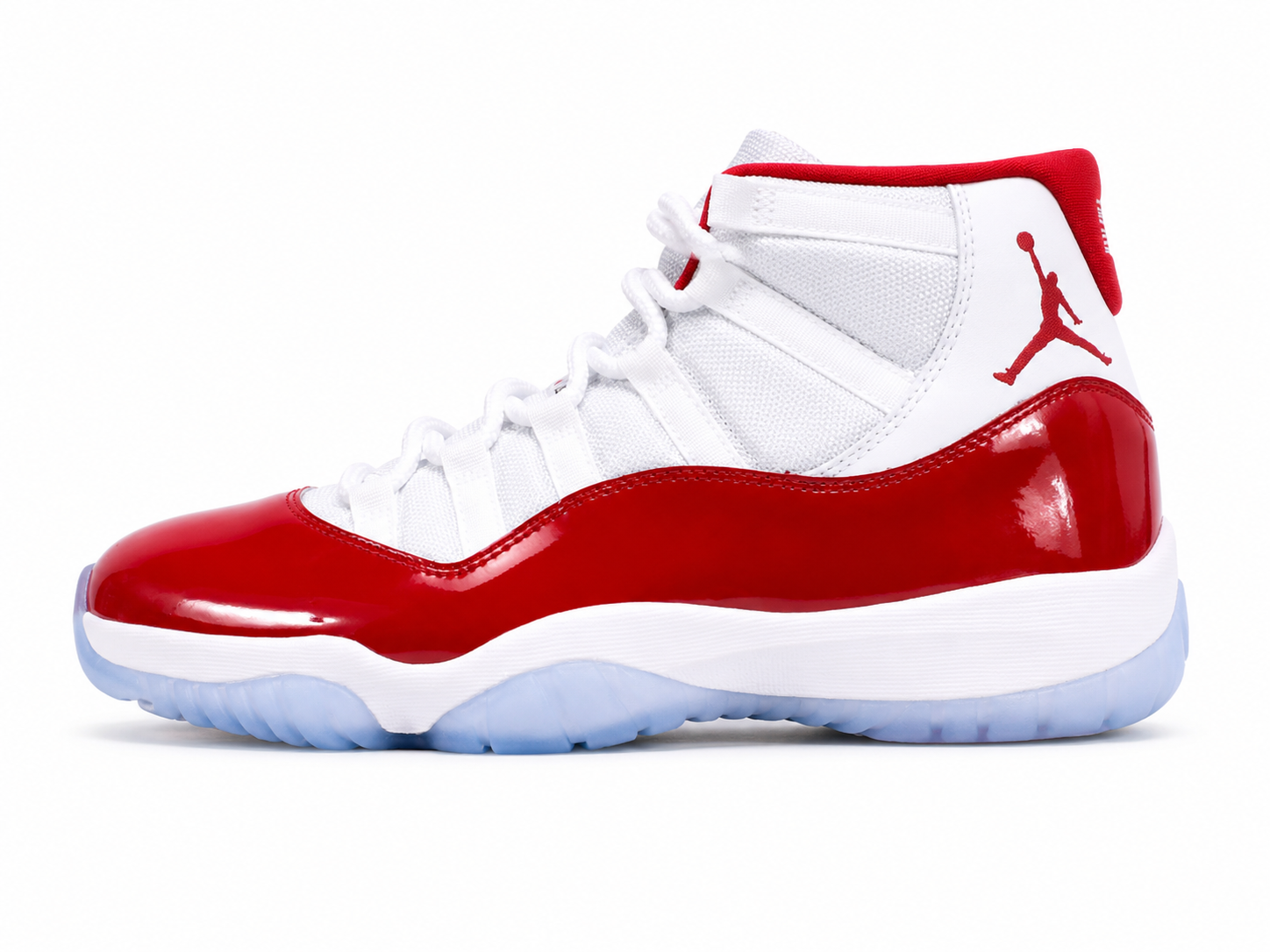 Premium Red White High-Top Basketball Shoes