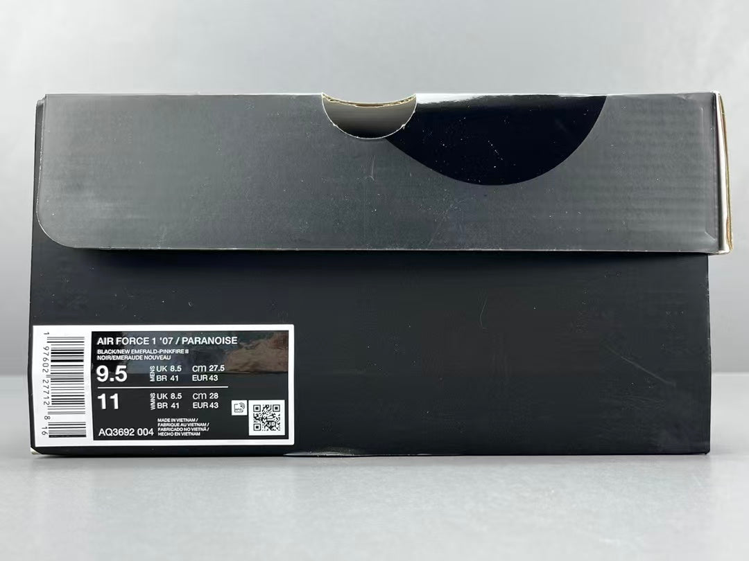 Black Leather Low Top Sneakers with Color Accent Design