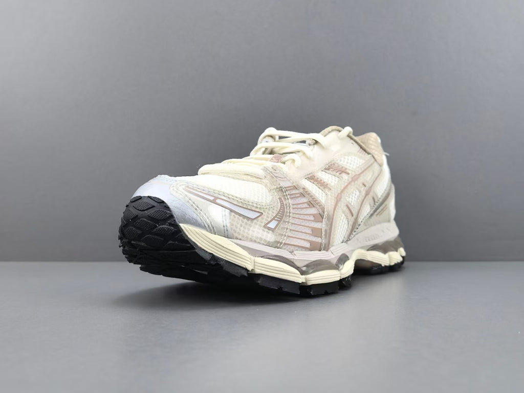 Retro Mesh Running Shoes – Cream Beige Edition