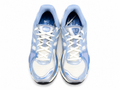 Light Blue Retro Running Sneakers | Breathable Mesh Sports Shoes