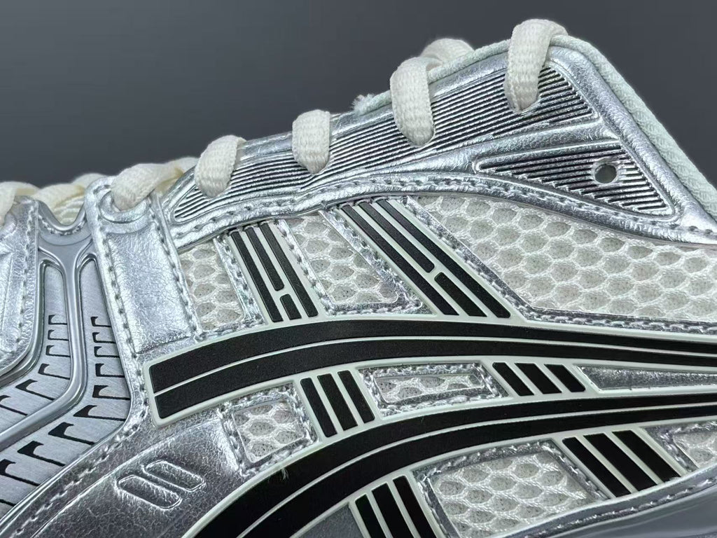 Women's Silver Pink Retro Running Shoes | Breathable Mesh Sneakers