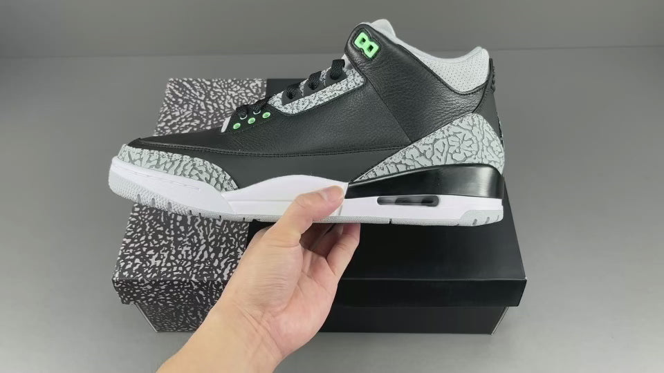 Black & Green Basketball Sneakers | Premium Leather Sports Shoes