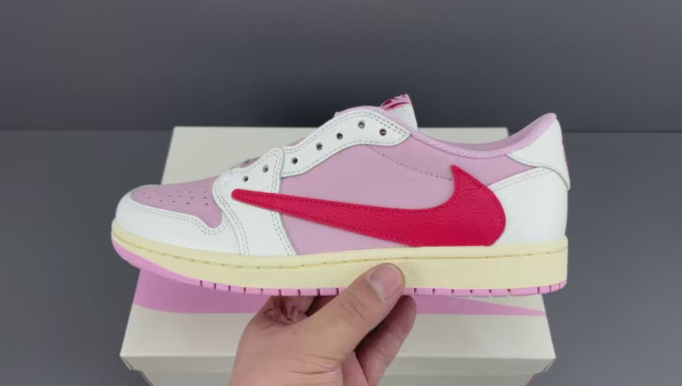 Vintage Pink Low-Top Casual Sneakers