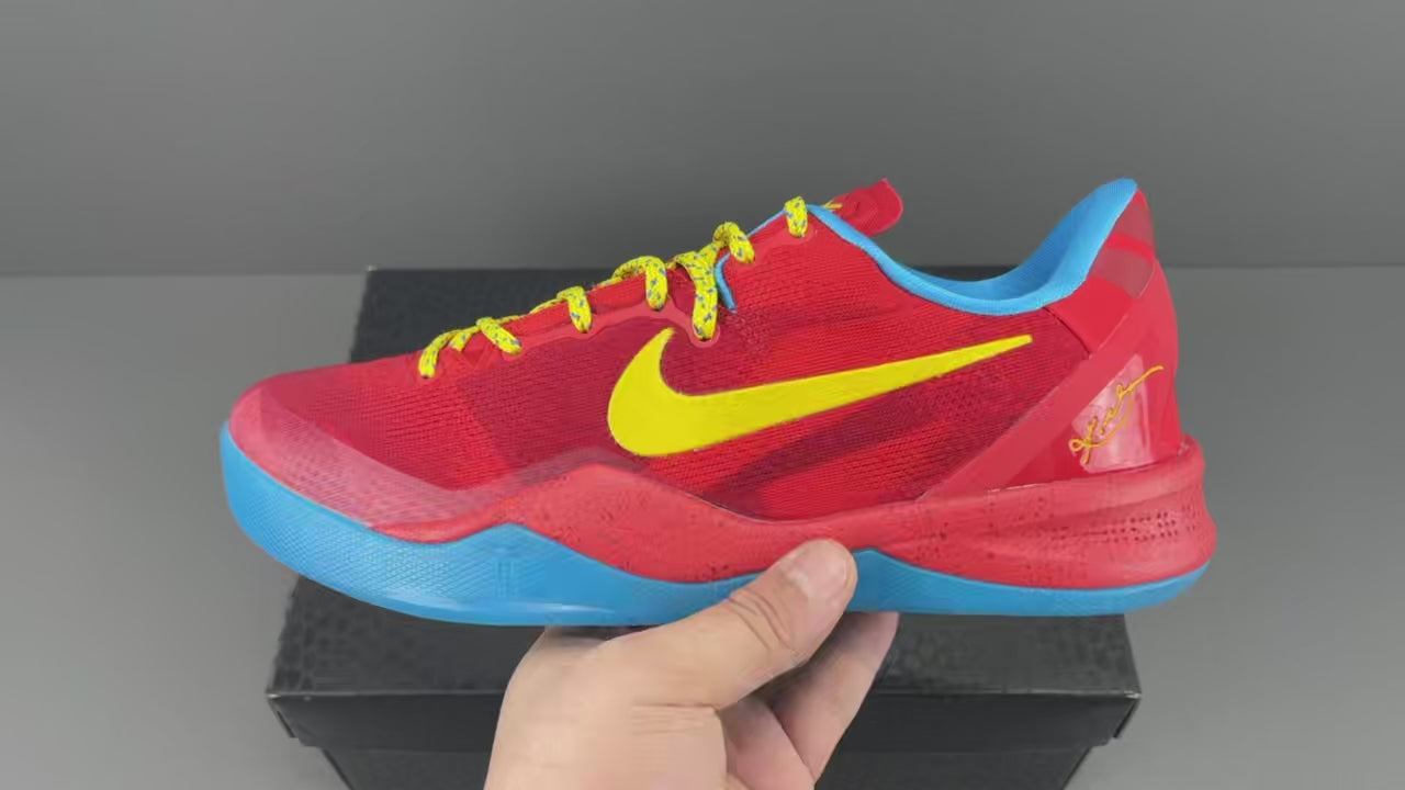 Professional Low-Top Basketball Shoes – Red Blue Colorway