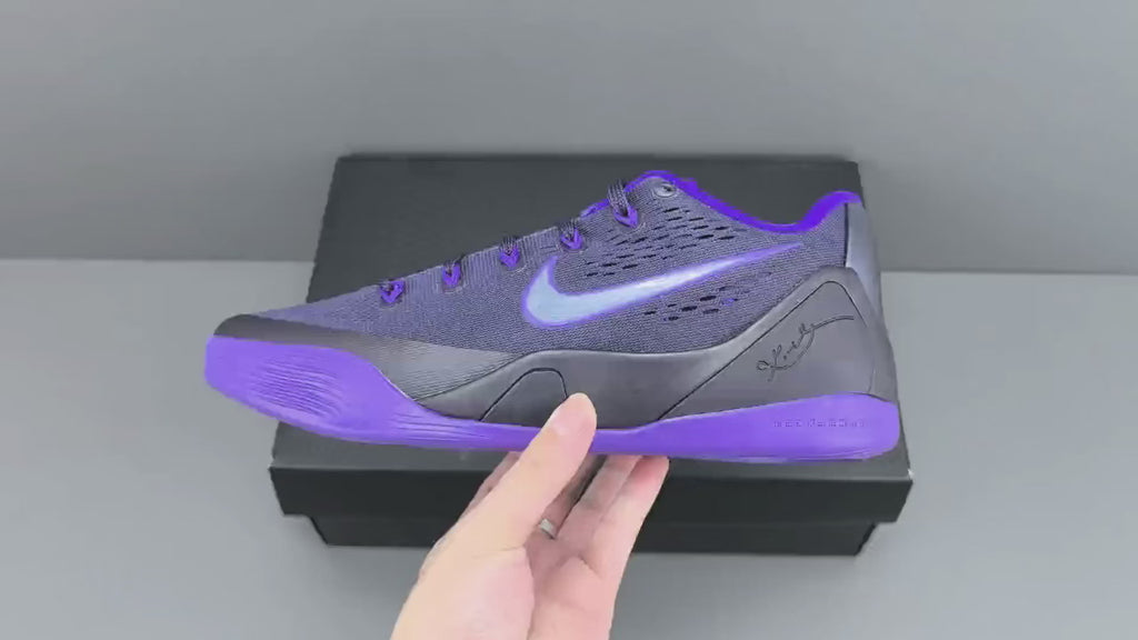 Purple Black Basketball Shoes | Lightweight Performance Court Sneakers