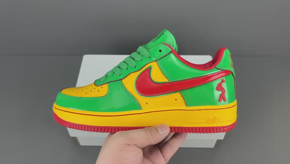 Colorful Patent Leather Low Top Sneakers