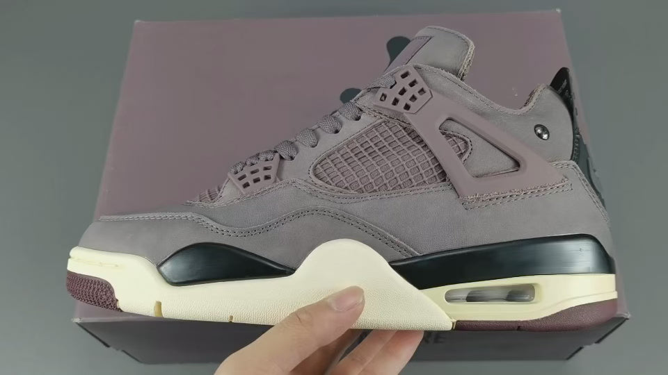 Dusty Mauve Basketball Sneakers | Premium Suede Sports Shoes